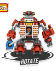 Hong Kong Fire Truck Building Blocks Robot