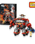 Hong Kong Fire Truck Building Blocks Robot