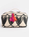 Mono Looped Hearts Flat Lay Wash Bag | Bookazine HK