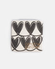 Mono Looped Hearts Square Pocket Mirror | Bookazine HK
