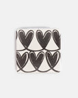 Mono Looped Hearts Square Pocket Mirror | Bookazine HK