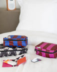 Mono Looped Hearts/Stripes Set of 3 Small Packing Cubes | Bookazine HK