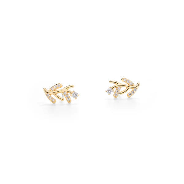 Mustard Seed Post Earrings Gold | Bookazine HK