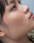 Mustard Seed Post Earrings Gold | Bookazine HK