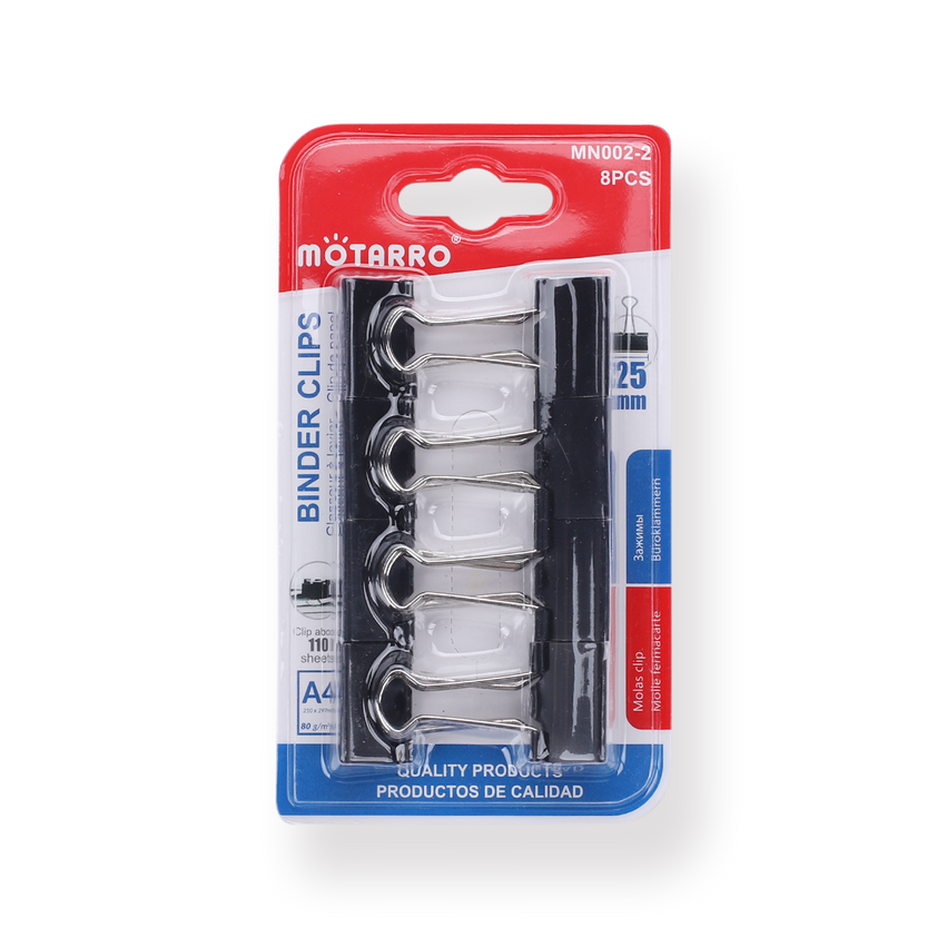 Motarro Binder Clips Black | Bookazine HK