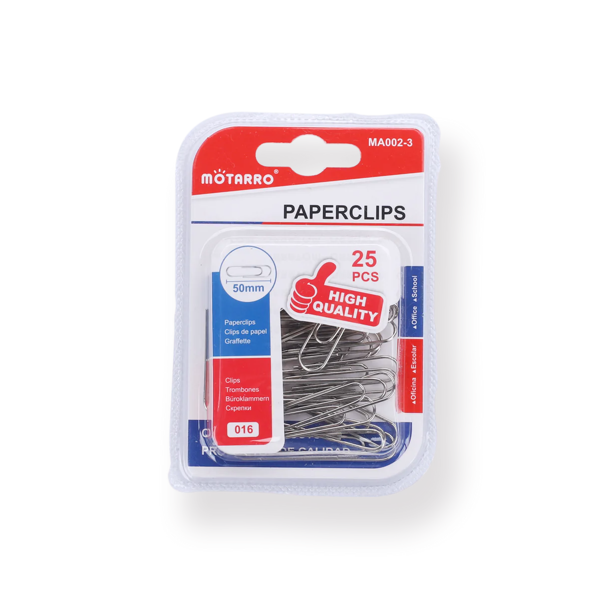 Motarro Paperclips 50Mm 25's | Bookazine HK