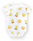 Organic Cotton Baby Onesie - Lemon Tea + Egg Tart | Bookazine HK