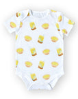 Organic Cotton Baby Onesie - Lemon Tea + Egg Tart | Bookazine HK