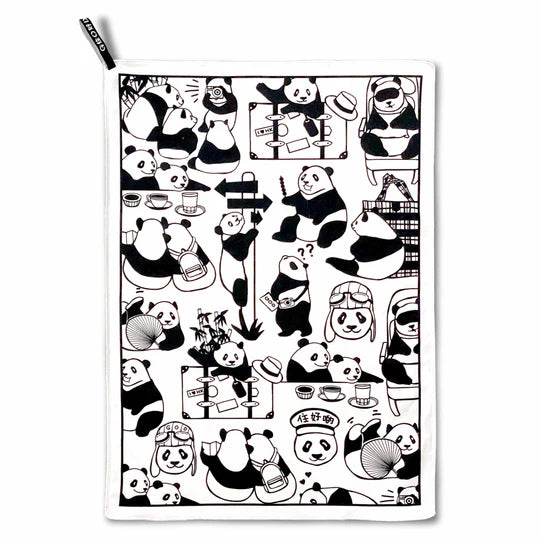 Panda Holiday Lightweight Sports Towel | Bookazine HK