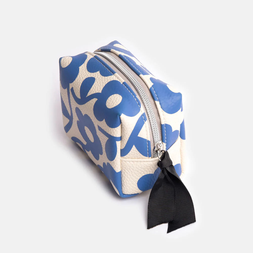 Blue Floral Mini Cube Cosmetic Bag | Bookazine HK