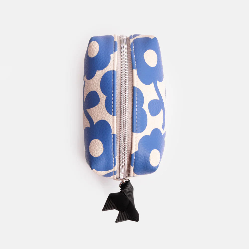 Blue Floral Mini Cube Cosmetic Bag | Bookazine HK