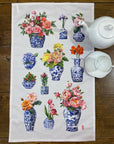 Porcelain & Flower Tea Towel | Bookazine HK