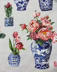 Porcelain & Flower Tea Towel | Bookazine HK