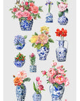 Porcelain & Flower Tea Towel | Bookazine HK
