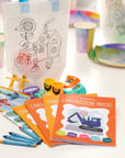 Construction Colouring Book With Stickers & Crayons | Bookazine HK