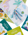 Dinosaur Colouring Book With Stickers & Crayons  | Bookazine HK