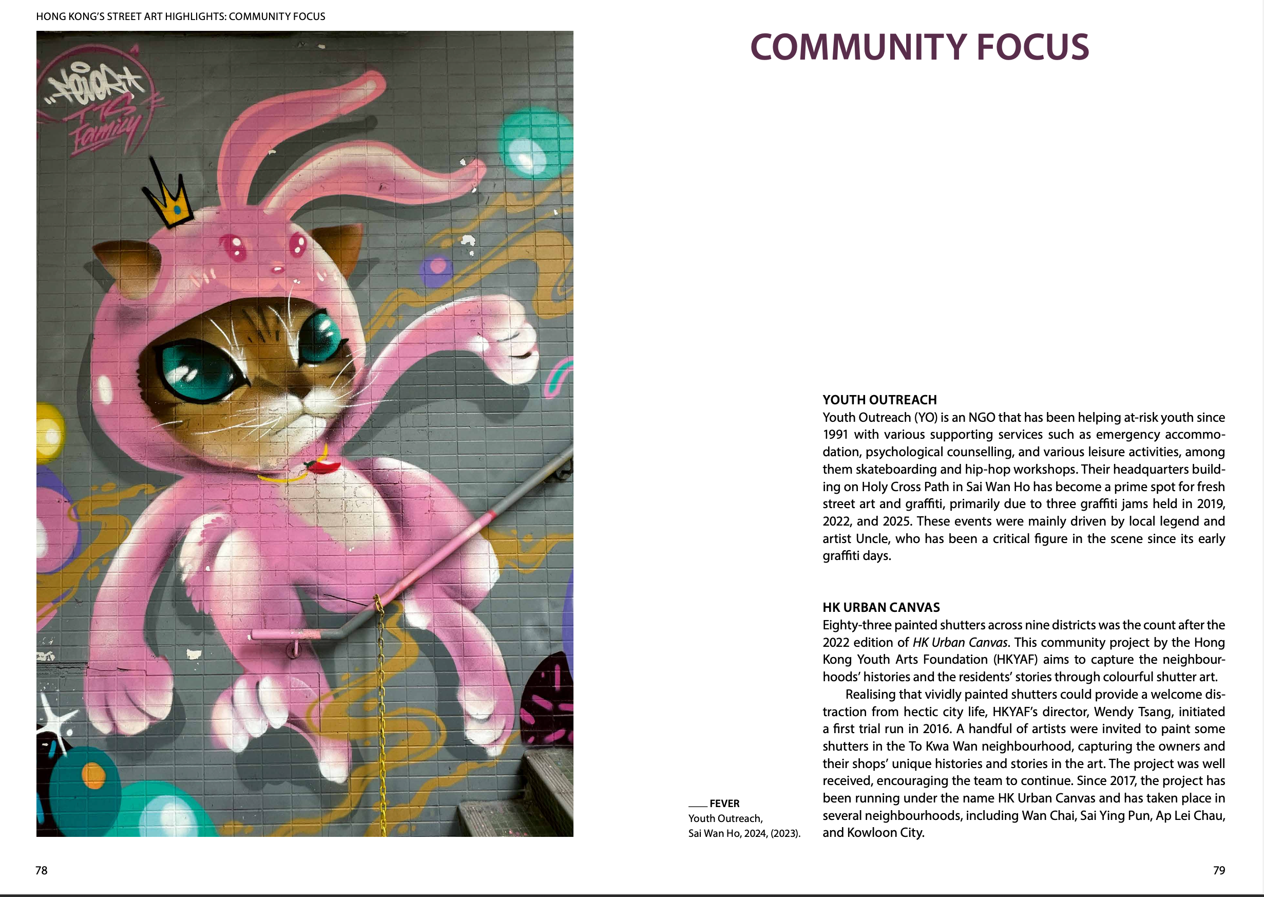 Colourful Hong Kong Street Art Stories