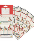 Christmas Partridge & Pear Gift Labels 5 Sheets (40 Stickers)