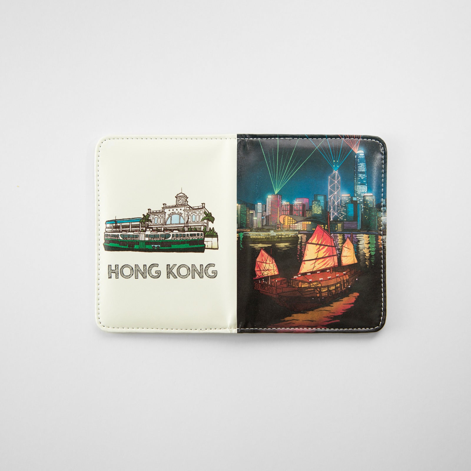 Hong Kong Tsim Sha Tsui Boat Passport Holder | Bookazine HK