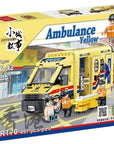 Yellow Ambulance Building Blocks 480Pcs