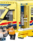 Yellow Ambulance Building Blocks 480Pcs