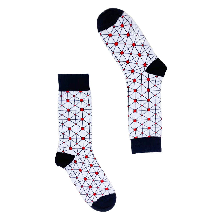 Red Mosaic Socks | Bookazine HK