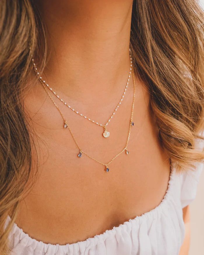 Salt Water Drop Necklace Gold | Bookazine HK