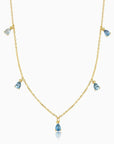 Salt Water Drop Necklace Gold | Bookazine HK