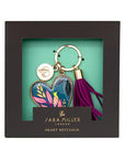 Savannah Heart Navy Keyring | Bookazine HK