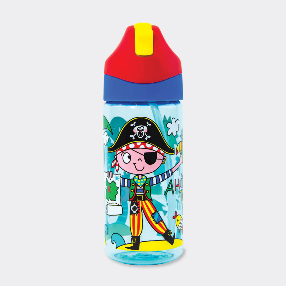 Pirate Water Bottle With Straw | Bookazine HK