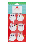 Christmas Santa Gift Labels 5 Sheets (35 Stickers)