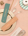 Eco Maniac Forest Green Portable Flatware Set