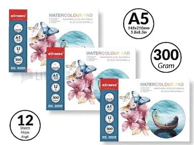Motarro A3 300G 5 Watercolour Pad | Bookazine HK