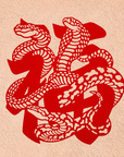 Year Of The Snake Papercutting