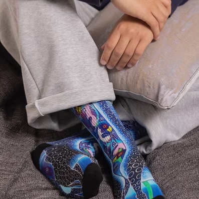 Purple Giraffe Socks | Bookazine HK