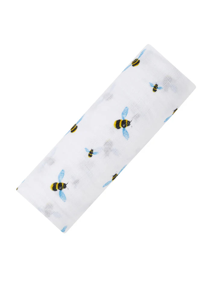 Bees Organic Muslin Swaddle Blanket | Bookazine HK
