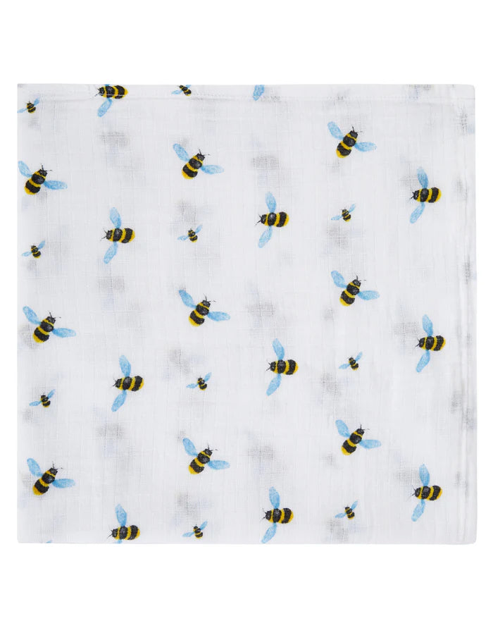 Bees Organic Muslin Swaddle Blanket | Bookazine HK