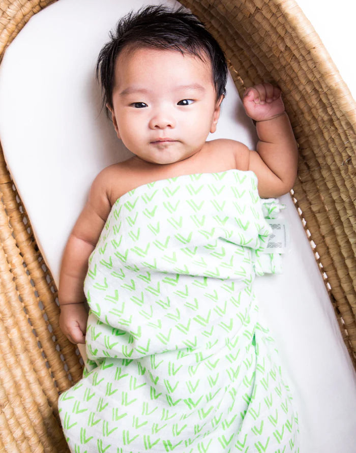 Grass Organic Muslin Swaddle Blanket | Bookazine HK