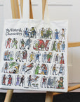 Writers & Characters Tote Bag