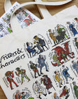 Writers & Characters Tote Bag