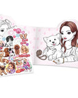 TOPModel Doggy Colouring Book Figural Kitty and Doggy | Bookazine HK