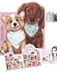 TOPModel Doggy Colouring Book Figural Kitty and Doggy | Bookazine HK