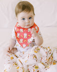 Lucky Cat Maneki Neko Swaddle Blanket