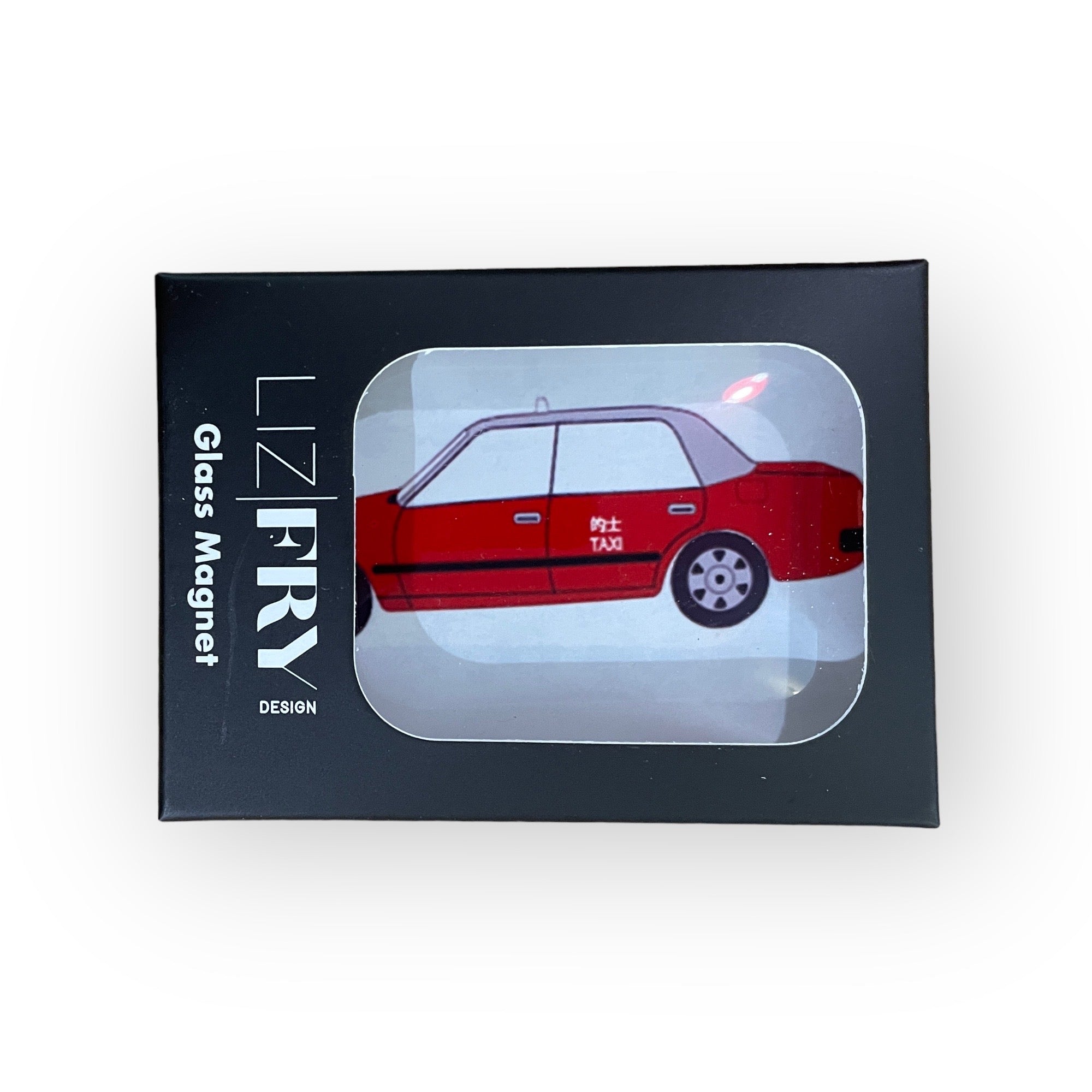 Hong Kong Taxi Fridge Magnet - Liz Fry