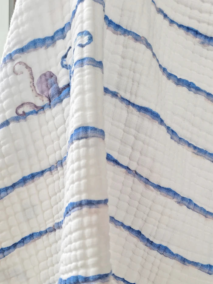 Under The Sea Organic Muslin Snug Blanket | Bookazine HK
