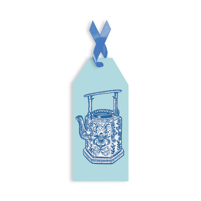 Chinoiserie Tea Pot Gift Tag | Bookazine HK