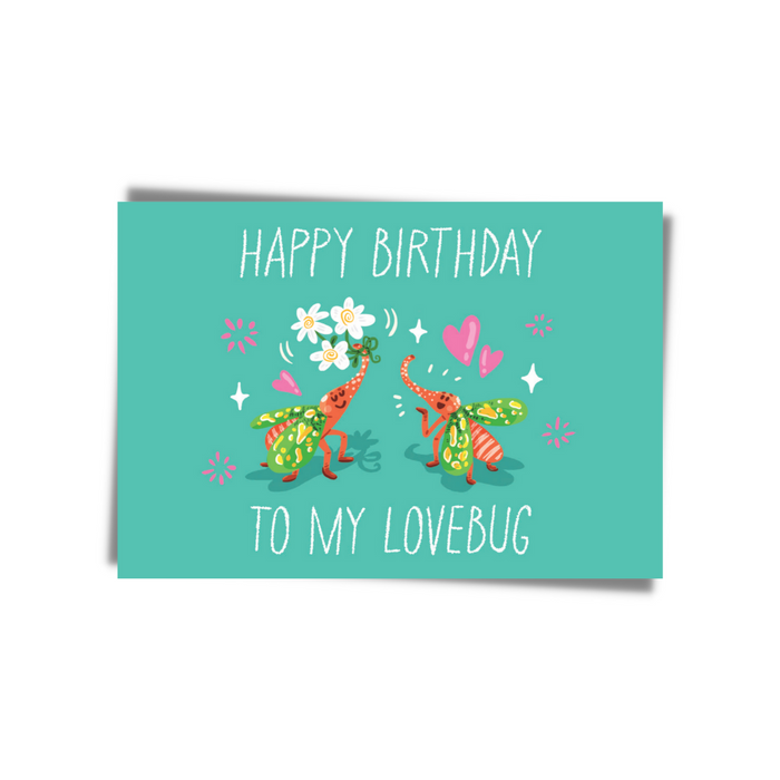 Happy Birthday To My Lovebug Greeting Card | Bookazine HK