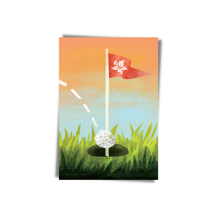 HK Golfer Greeting Card | Bookazine HK