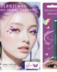 Violet Butterfly Eye Liner Stamp