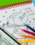 Christmas Activity Book with Scratch Art & Stickers